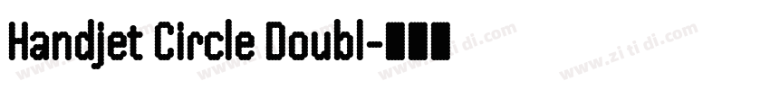 Handjet Circle Doubl字体转换